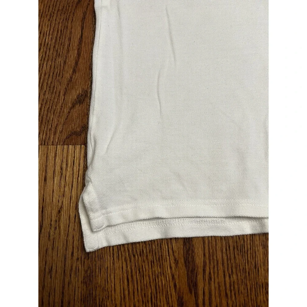 Abercrombie Kids White Polo Shirt Boys XL 16 Short Sleeve Cotton Classic Casual